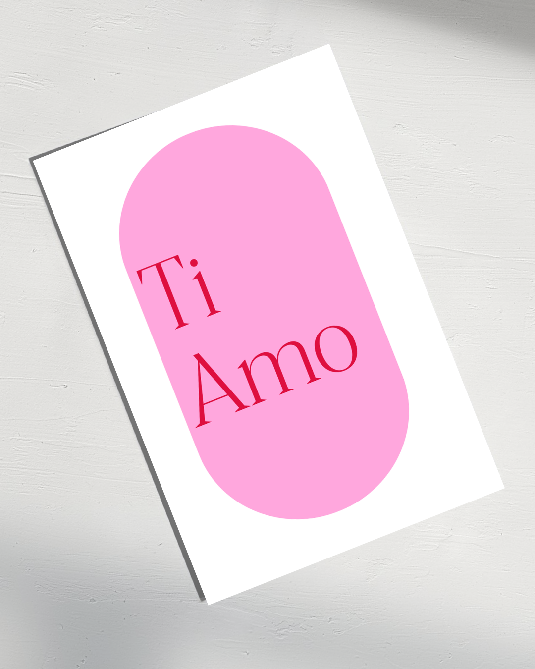 Ti Amo - Italian Valentine's Day Card
