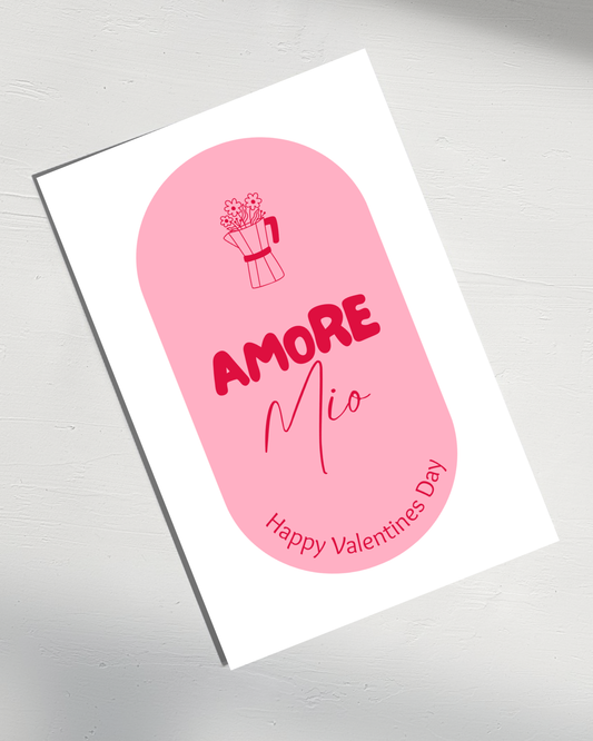 Amore Mio - Italian Valentine's Day Card