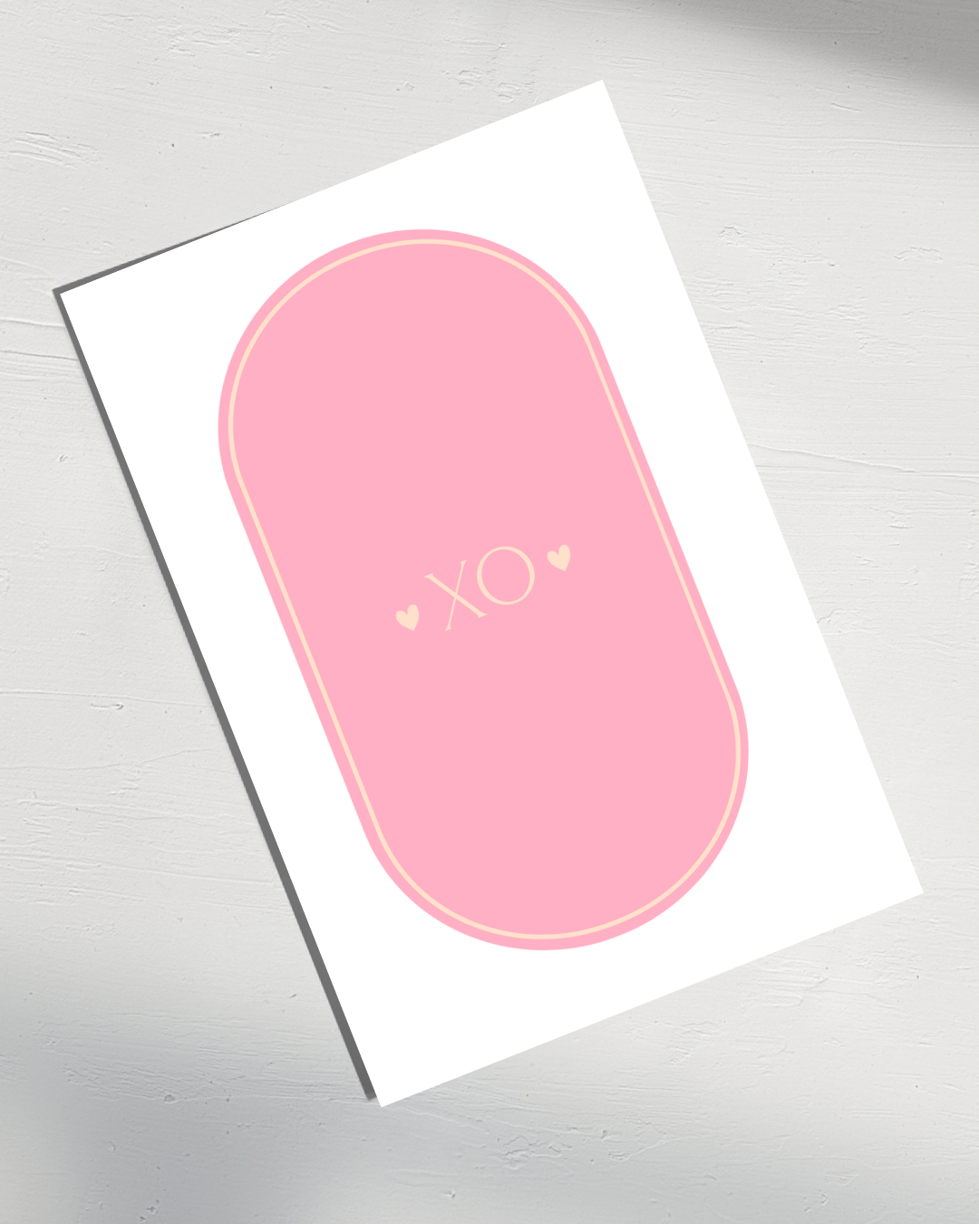 XO - Valentine's Day Card