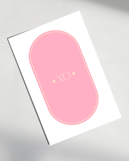 XO - Valentine's Day Card
