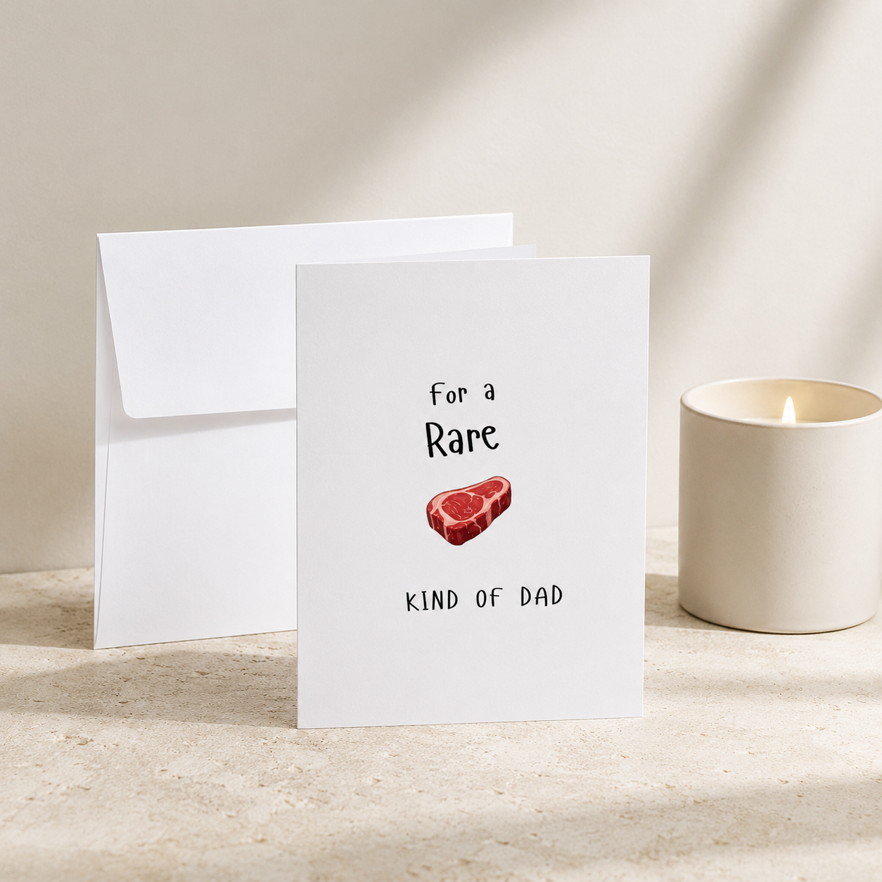 Rare Dad Fathers Day Card