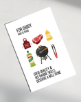 Load image into Gallery viewer, For Daddy Who Is Rare | BBQ Father's Day Card
