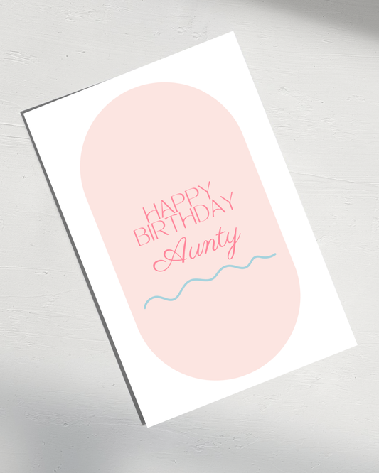 Happy Birthday - Aunty